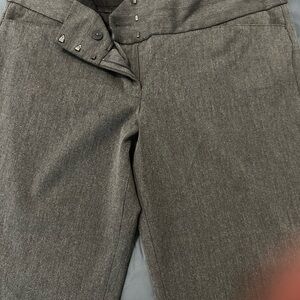 Express Black and Gray Editor Pants